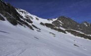 Salendo verso il Col Chamoussiere