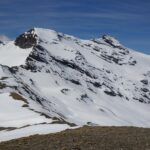 dal col de Roches a dx la meta