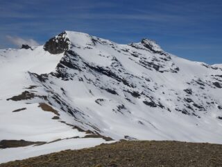dal col de Roches a dx la meta