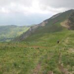 in salita verso l'Alpe di Rittana 1796 m.