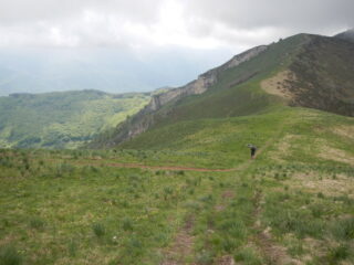 in salita verso l'Alpe di Rittana 1796 m.
