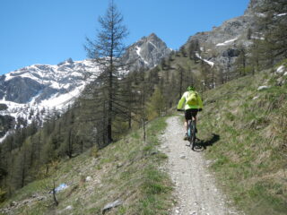 bel sentiero di salita
