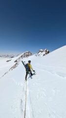 Verso il Gemello ed il Breithorn orientale