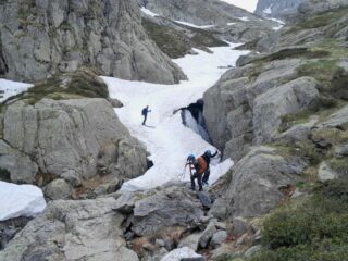 Limite neve nella gorgia