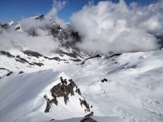 Dal Colletto q. 2830m ca sulla cresta del Fournas