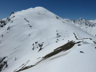 Salendo al Pic Segure, sullo sfondo le Sparveyre