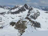 Cresta di discesa dalla cima