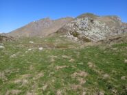 L'inizio della Cresta Est dal ripiano 