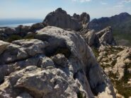 Vasto panorama dalla vetta del torrione