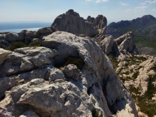 Vasto panorama dalla vetta del torrione