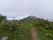 Sul crinale verso il Pizzo Aguzzo (m.757)