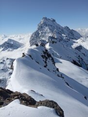 La cresta appena percorsa.