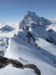 La cresta appena percorsa.