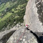 Giorgia in uscita dal secondo tiro