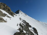 La parete finale dalla Crocetta