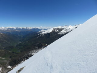 In salita su ottima neve