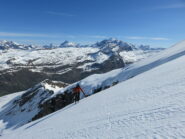 Il panoramico nevaio mediano