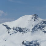 La Est dell'Albaron vista dalla Valle Orco una settimana fa