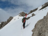 traverso in direzione della vetta Y