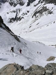Tratto ripido per arrivare al rifugio Nacamuli
