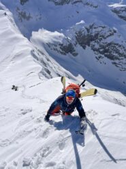 Uscita in vetta alla Becca d'Oren Est