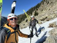 Finalmente raggiungiamo di nuovo la neve