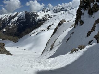 Discesa dalla Breche