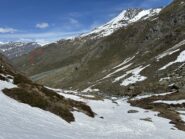 ultime lingue di neve scendendo