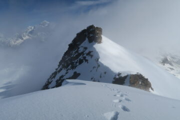 in cima alla seconda in compagnia delle nebbioline