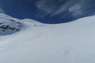 da qui in cima vento a raffiche piuttosto fresco