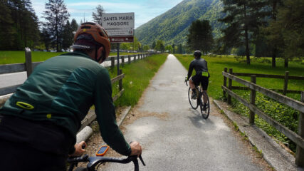 Verso S. Maria tratto pista ciclabile