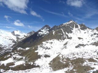 Dalla cima: dalla Torre Ponton al Mont Glacier.