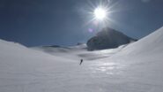 Discesa verso il Ref. Agnel