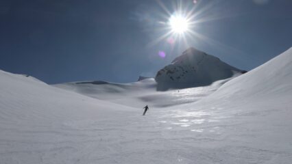 Discesa verso il Ref. Agnel