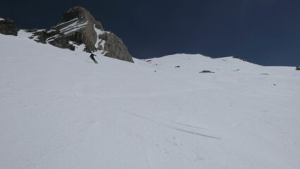 Discesa dalla Sella