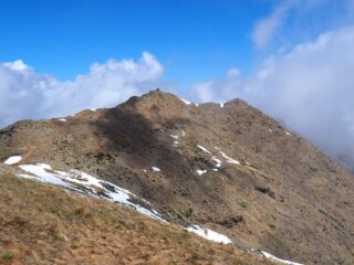 In vista della cima.