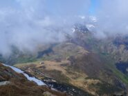 Fugace visione del Colombardo dalla cima.