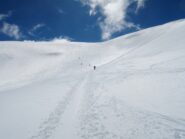 Pendio tra Adlerpass e cresta finale