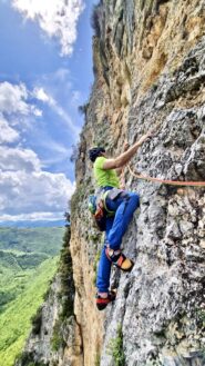 Pino Calandrella in apertura del 5° tiro.