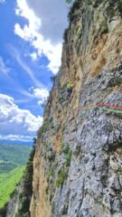 Pino Calandrella in apertura del 5° tiro.