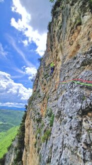 Pino Calandrella in apertura del 5° tiro.