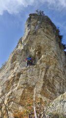 Pino Calandrella in apertura del 4° tiro.
