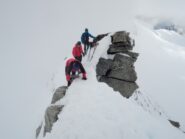 Unico passaggio delicato sulla cresta