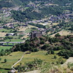 Castello di Ussel salendo a Bellecombe da Chatillon