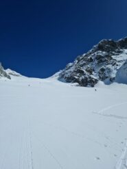 La parte su ghiacciaio