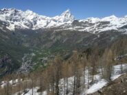 Verso Nord: Cervino e Cervinia.