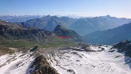 Rifugio Sella dalla vetta