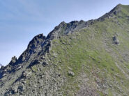 ...sulla sx la piccola Uja vista arrivando dal colle delle Coupe