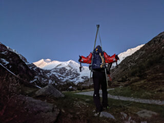 Prima luce sul Bishorn