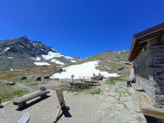L'arrivo al Rifugio